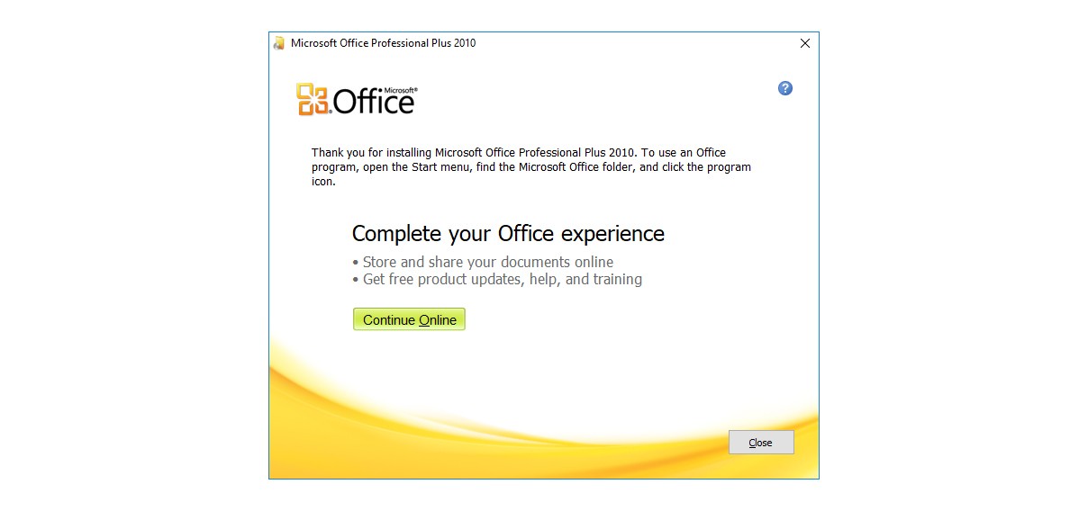 Tải Microsoft Office 2010