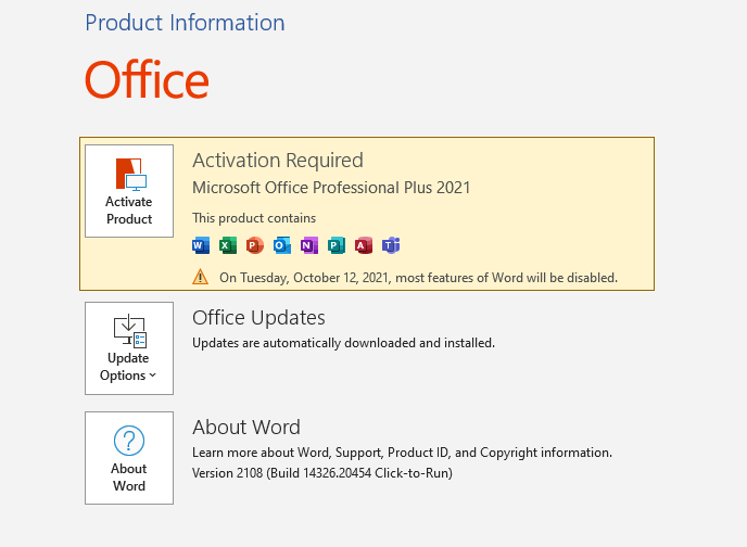 Tải Microsoft Office 2021